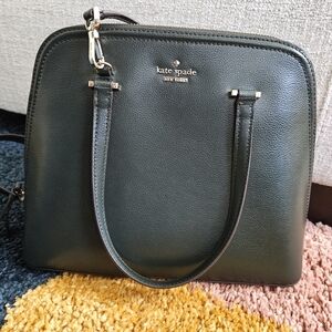 Kate Spade dome satchel in spruce, deep green